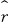 Unit vector r hat specifying an arbitrary measurement direction