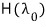 Perturbed Hamiltonian H of lambda zero plus d lambda