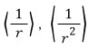 Final algebra deriving the hydrogen expectation value of one over r squared