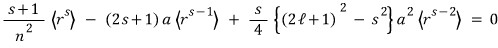 Kramers&rsquo; relation repeated for substitution of special integer values of s