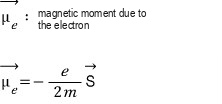 Classical estimate gamma equals minus e over two m
