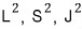 Commuting angular-momentum observables L squared, S squared, and J squared