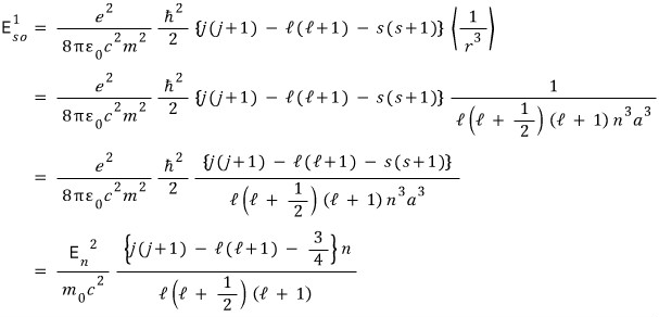 Final hydrogen spin-orbit energy correction in terms of n, l, s, and j
