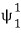 The symbol psi 1 superscript 1 for the first-order ground-state wavefunction correction