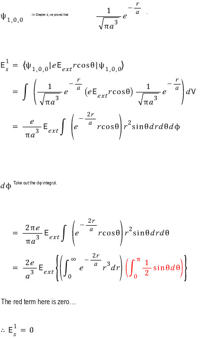 Source-image calculation of the first-order Stark shift for the hydrogen ground state