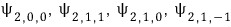 Four degenerate hydrogen states in the n equals two subspace