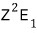 Single charge-Z hydrogenic contribution Z squared E1