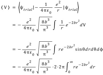 Coulomb potential-energy expectation integral for the Gaussian hydrogen state