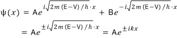 Historical constant-potential raster with a dimensionally incorrect hbar placement and a one-constant plus-or-minus notation; corrected in the adjacent native equation