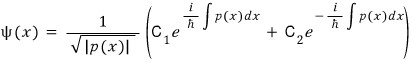 Right- and left-moving WKB components with independent constants