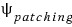 Small historical patching-wavefunction label shown before the discussion of branch selection
