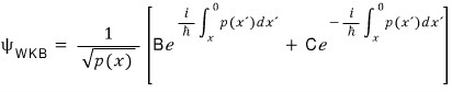 Historical allowed-side WKB superposition with coefficients B and C