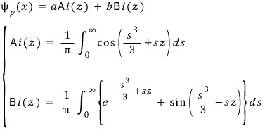 Repeated historical general Airy solution with Ai and Bi integral representations; it is not the negative-z asymptotic