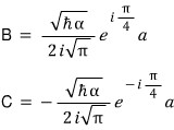 Historical coefficient matching between B, C, and the Airy amplitude a
