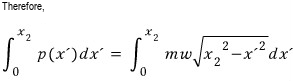Half-oscillator action integral from the hard wall at zero to the turning point x2