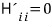 Diagonal perturbation matrix element set to zero.