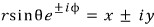 Transverse factor x plus or minus i y, which is unchanged by reflection of z.