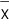 Sample mean X̄