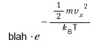 Equation from the original notes