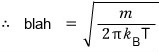 Equation from the original notes