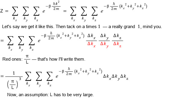 Equation from the original notes