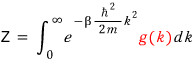 Equation from the original notes