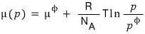 Equation from the original notes