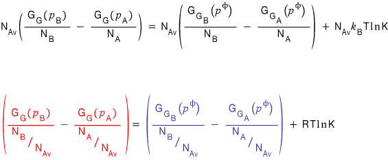 Equation from the original notes