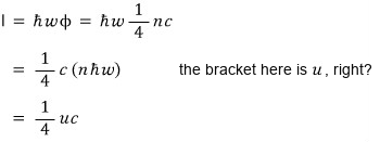 Equation from the original notes