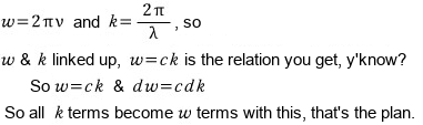 Equation from the original notes