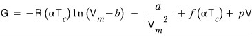 The same G with T = αT_c put in