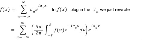 Equation from the original notes