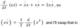 Equation from the original notes