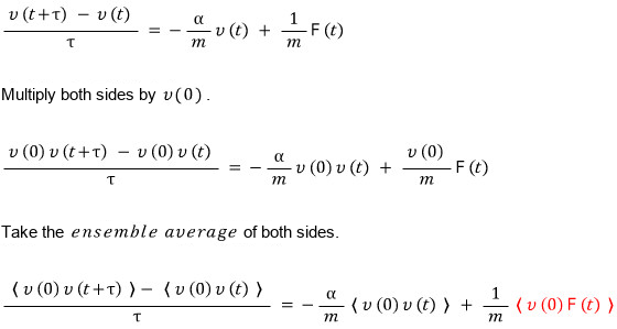 Equation from the original notes
